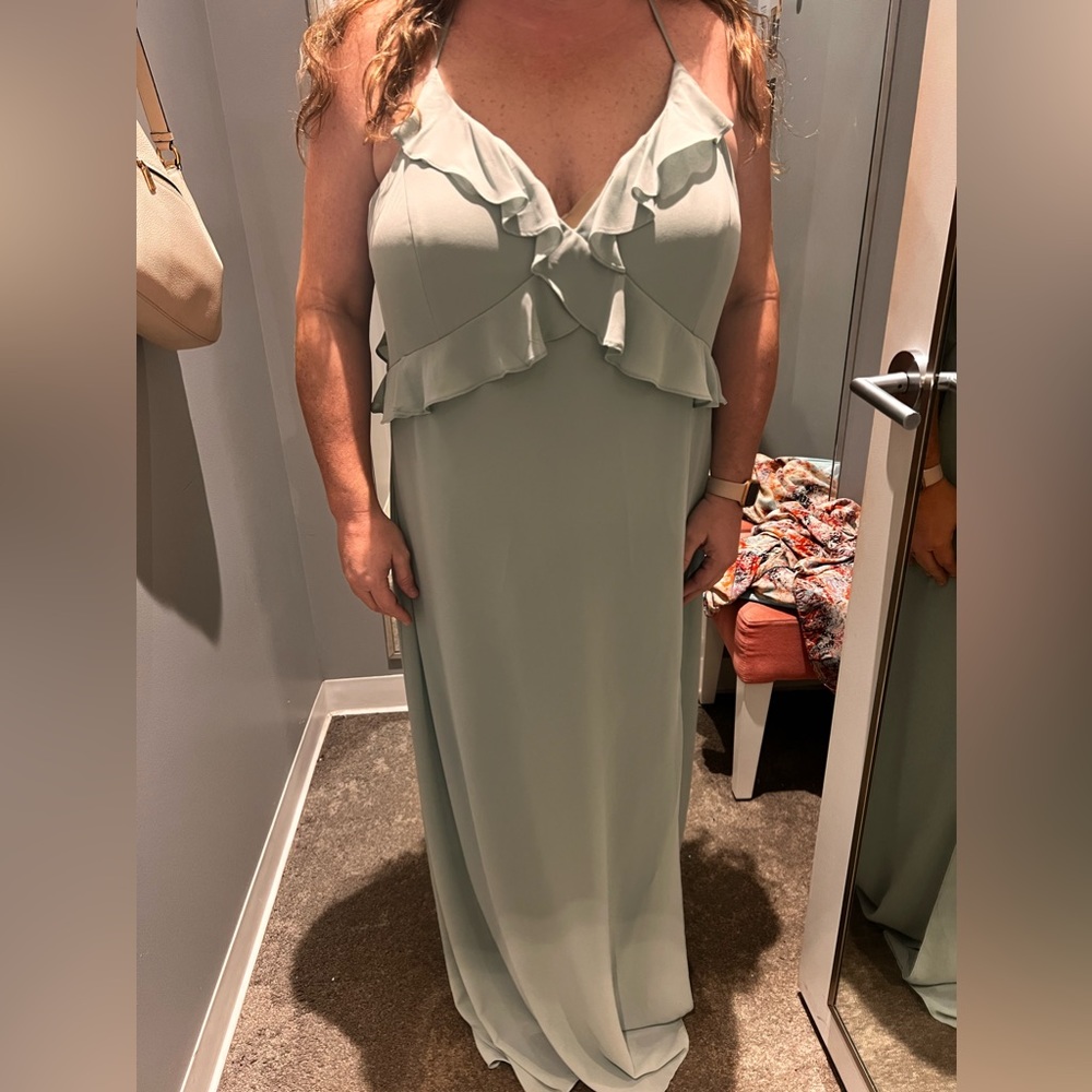 Sage Green  Party Dress